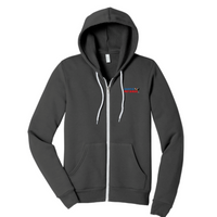 Exotic Pet Birds - Unisex Sponge Fleece Full-Zip Hooded Sweatshirt