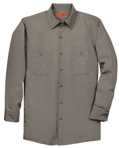 Red Kap Long Size, Long Sleeve Industrial Work Shirt SP14LONG