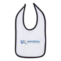 UniversalRetirement - Rabbit Skins - Infant Contrast Trim Premium Jersey Bib