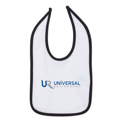 UniversalRetirement - Rabbit Skins - Infant Contrast Trim Premium Jersey Bib