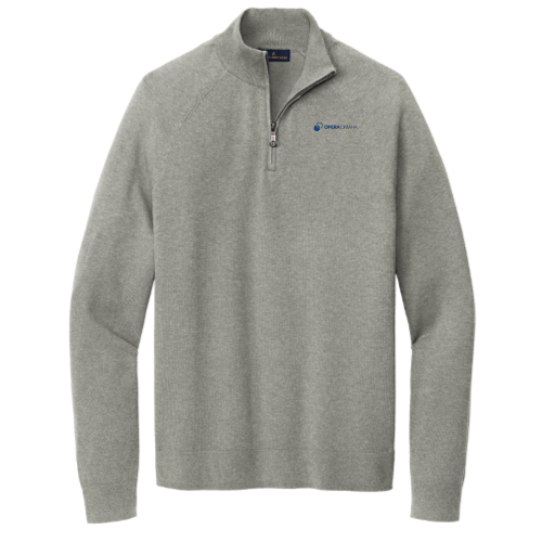 Opera Omaha - Brooks Brothers Cotton Stretch 1/4-Zip Sweater v1