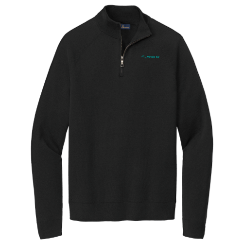 Listen Hear - Brooks Brothers Cotton Stretch 1/4-Zip Sweater