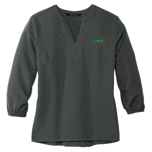 NeoRide - Mercer+Mettle Women's Stretch Crepe 3/4-Sleeve Blouse v1