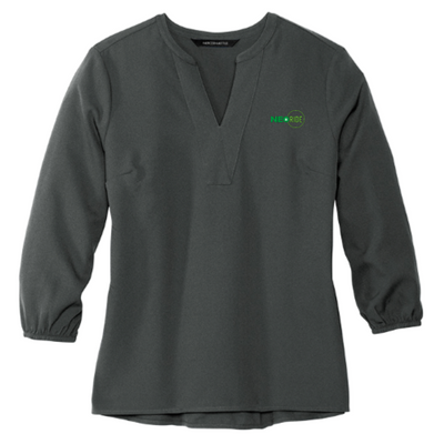 NeoRide - Mercer+Mettle Women's Stretch Crepe 3/4-Sleeve Blouse v1