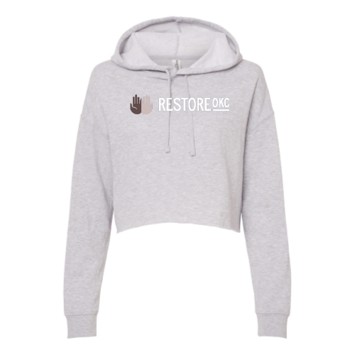 RestoreOKC - Independent Trading Women's Crop Hoodie