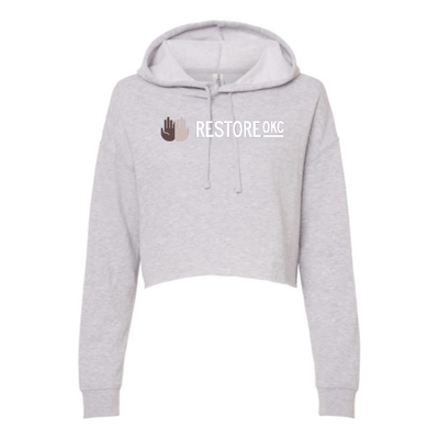RestoreOKC - Independent Trading Women's Crop Hoodie