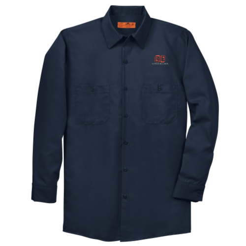 DDConstruction - Red Kap Long Size, Long Sleeve Industrial Work Shirt