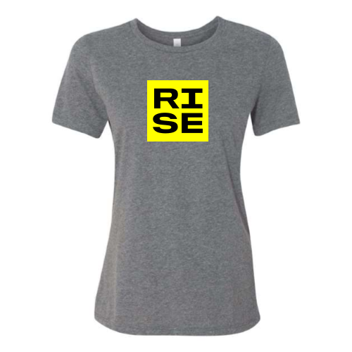 Rise Sports - Women's Relaxed Fit Heather CVC Tee