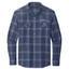 Port Authority Long Sleeve Ombre Plaid Shirt
