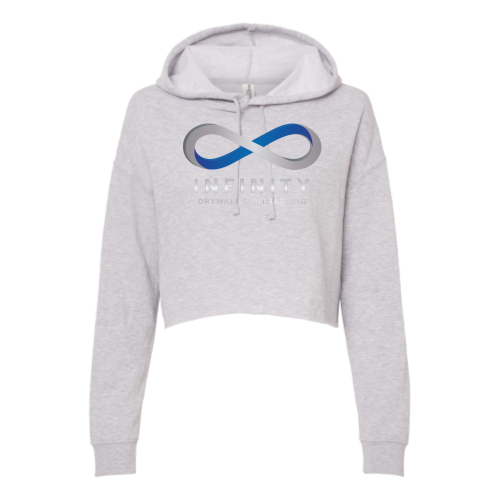 Infinity Drywall Contracting - Independent Trading - Women's Crop Hoodie