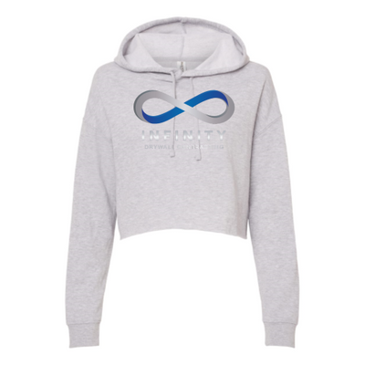 Infinity Drywall Contracting - Independent Trading - Women's Crop Hoodie