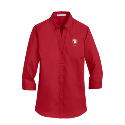 Inspire to Rise - Port Authority Ladies 3/4-Sleeve SuperPro Twill Shirt v2