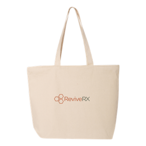 ReviveRX - 24.5L Canvas Zippered Tote