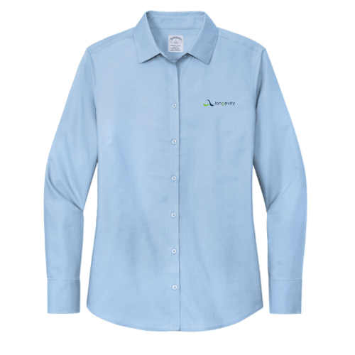 LongevityConsulting - Brooks Brothers Women's Wrinkle-Free Stretch Nailhead Shirt