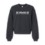 Sit Means Sit - American Apparel ReFlex Women's Fleece Crewneck Sweatshirt