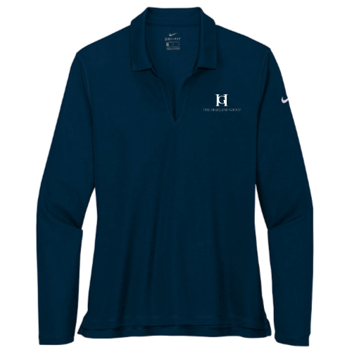 THG - Nike - Ladies Dri-FIT Long Sleeve Polo