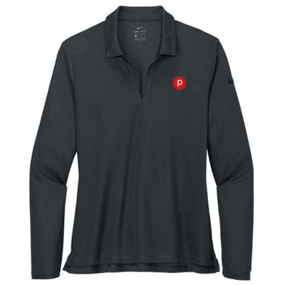 PureBarreLA - Nike - Ladies Dri-FIT Long Sleeve Polo