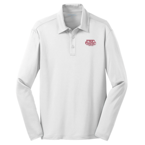 True Master -  Port Authority Men's Silk Touch Performance Long Sleeve Polo v2