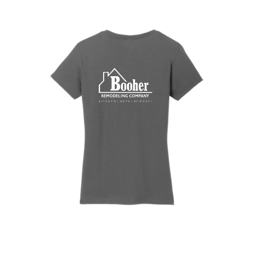 BooherRemodelingCompany - Gildan Ladies Heavy Cotton 100% Cotton V-Neck T-Shirt