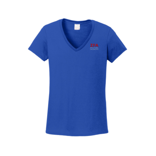 ZFA - Gildan Ladies Heavy Cotton 100% Cotton V-Neck T-Shirt