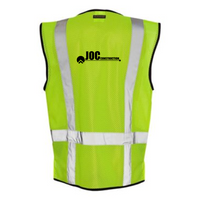 JOCConstruction - Class 2 Black Bottom Vest