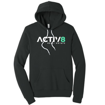 ACTIV8RealEstate - Unisex Poly/Cotton Hooded Pullover Sweatshirt