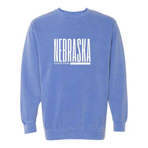 Nebraska State Fair - Comfort Colors Pigment-Dyed Crewneck Sweatshirt