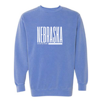 Nebraska State Fair - Comfort Colors Pigment-Dyed Crewneck Sweatshirt