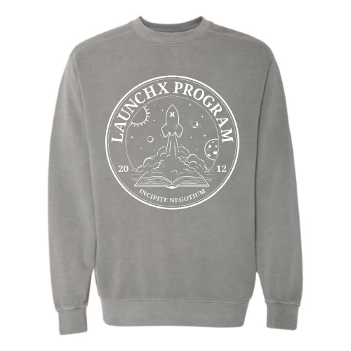 LaunchX - Comfort Colors Pigment-Dyed Crewneck Sweatshirt