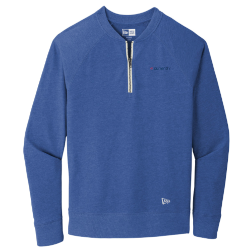 CurrentHR - New Era Men's Sueded Cotton Blend 1/4-Zip Pullover