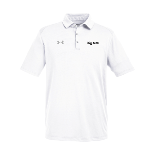 Big Sea - Men's Tech Polo - White