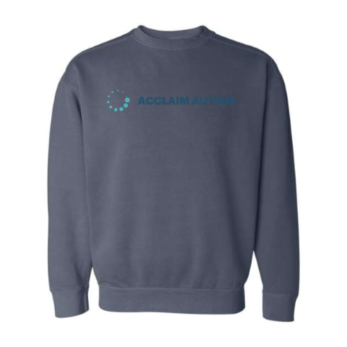 AcclaimAutism - Comfort Colors Pigment Dyed Crewneck Sweatshirt