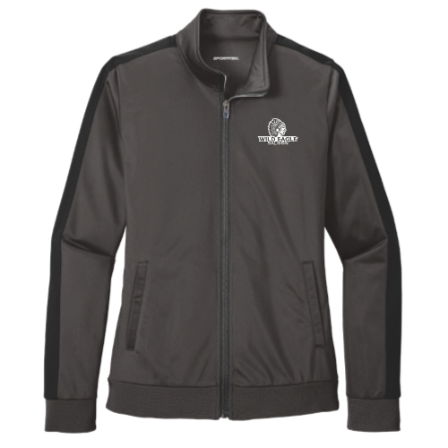 WildEagleSaloon - Sport-Tek Tricot Sleeve Stripe Track Jacket