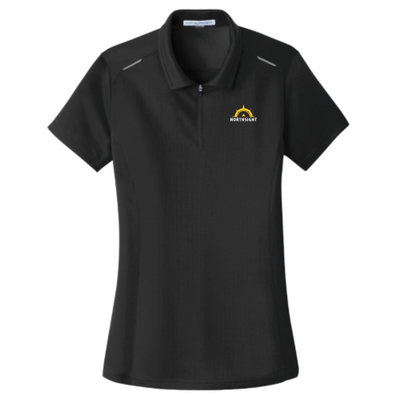 NorthSight Recovery - Port Authority Ladies Pinpoint Mesh Zip Polo