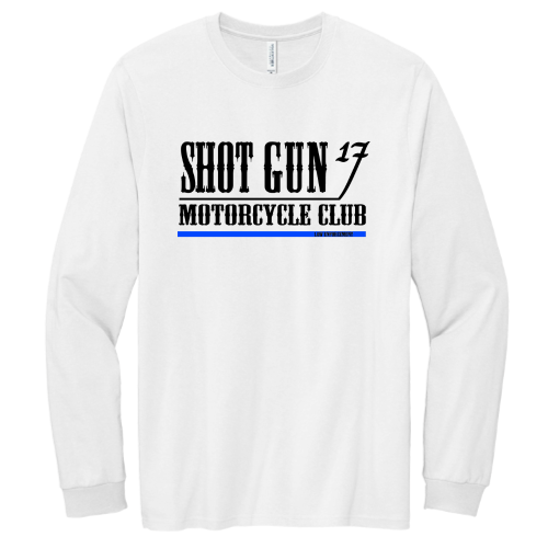 ShotGunLawEnforcementMC - Volunteer Knitwear Chore Long Sleeve Tee USA-Made V5 "Law Enforcement"