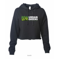 Urban Greens Womens Cropped Hoodie