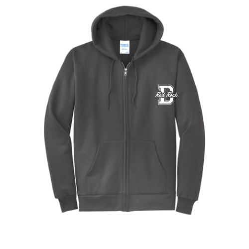 DoralRedRock - Port & Company Classic Full-Zip Hooded Sweatshirt