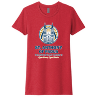 St. Anthony of Padua - Next Level Women's CVC Tee Digital Print