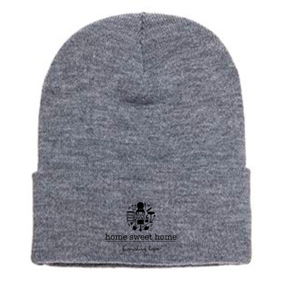 HomeSweetHome Cuffed Knit Beanie