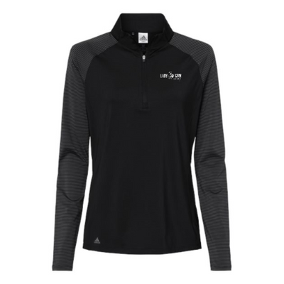ShotGunLawEnforcementMC - Women's Stripe Block Quarter-Zip Pullover V2 " Lady Gun"