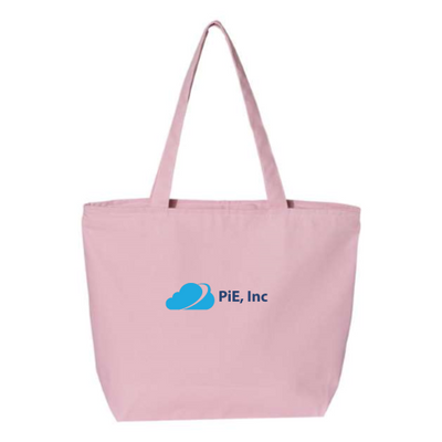 PiE - 24.5L Canvas Zippered Tote - Light
