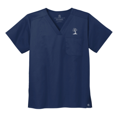 EssentialSpeech - WonderWink Unisex WorkFlex Chest Pocket V-Neck Top