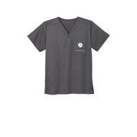 OakOrchard2 - WonderWink - Unisex WorkFlex Chest Pocket V-Neck Top v1