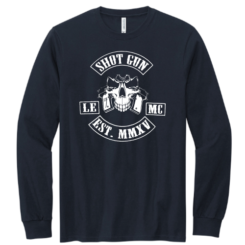 ShotGunLawEnforcementMC - Volunteer Knitwear Chore Long Sleeve Tee USA-Made V7 "EST. MMXV"