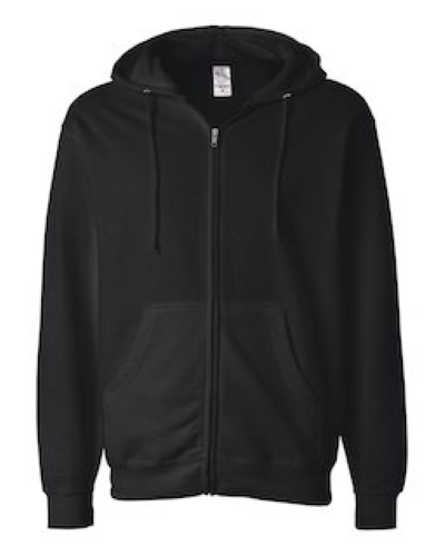 PRINTED - Independent Trading Unisex Midweight Full-Zip Hooded Sweatshirt SS4500Z