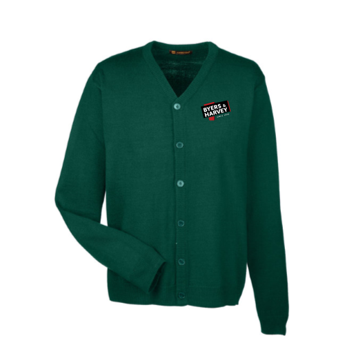 ByersandHarvey - Men's Pilbloc V-Neck Button Cardigan Sweater