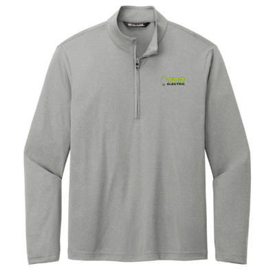 TDRElectric -TravisMathew - Coto Performance Quarter-Zip - Gray