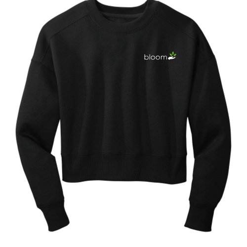 BloomLearningCenter - District Women's Perfect Weight Fleece Cropped Crew v1