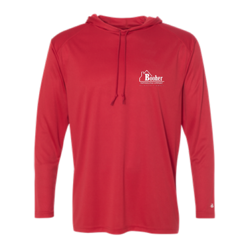 BooherRemodelingCompany - B-Core Long Sleeve Hooded T-Shirt