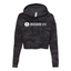 CrossoverTouring - Independent Trading - Women's Crop Hoodie - Black